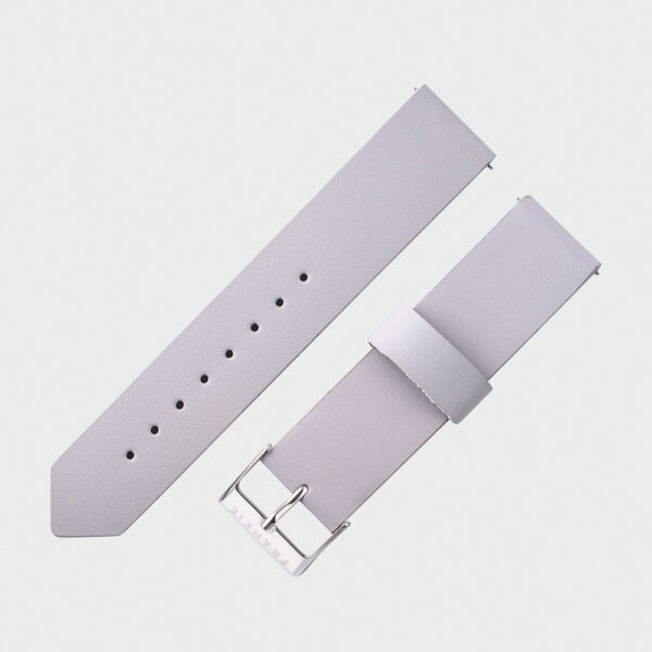 frankie grey leather strap