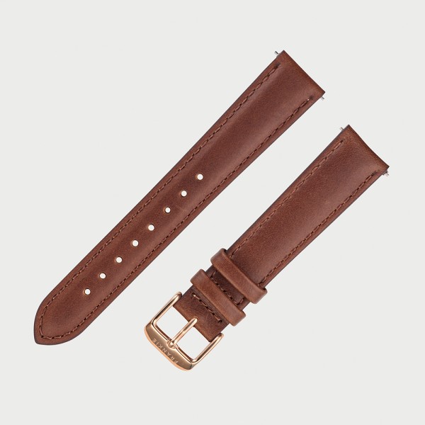 brown leather iconic strap