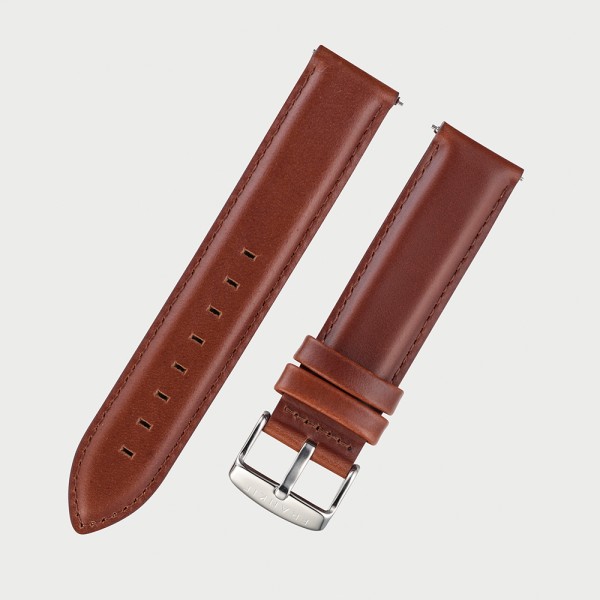frankie oiled tan leather strap