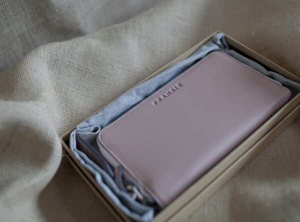 frankie wallet - blush