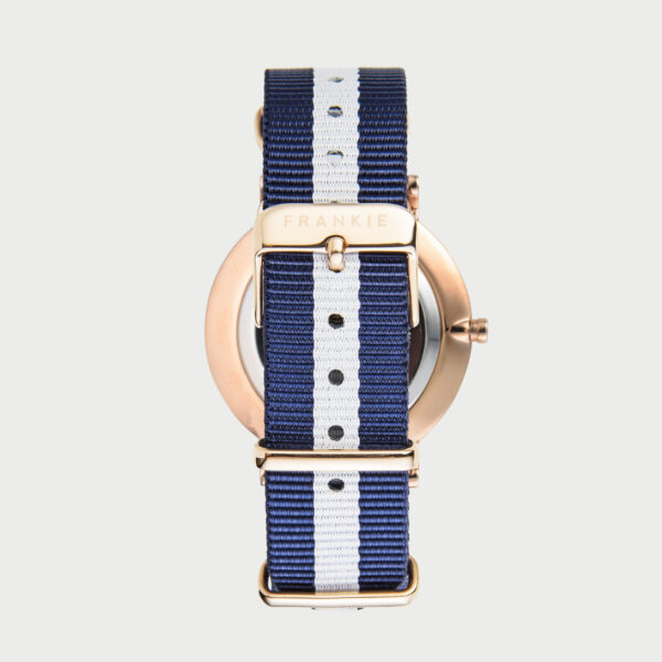 Polished Rose / Navy Nato Iconic