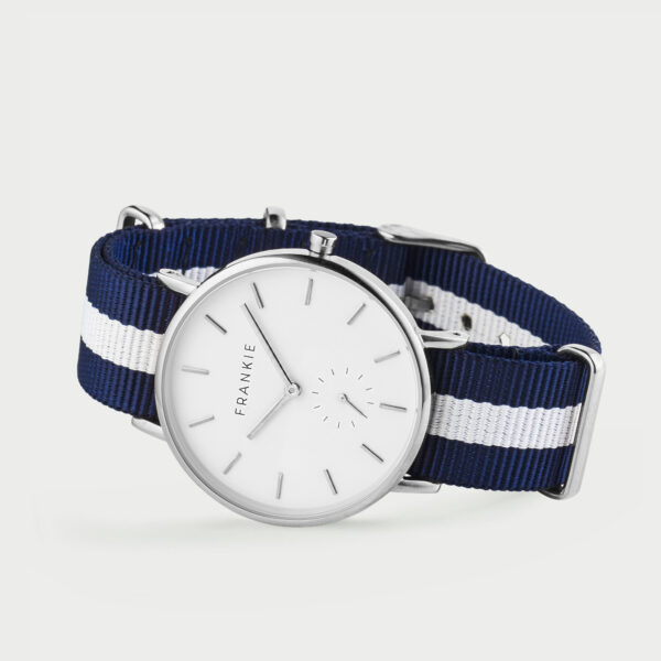 Steel / Navy White Nato Iconic