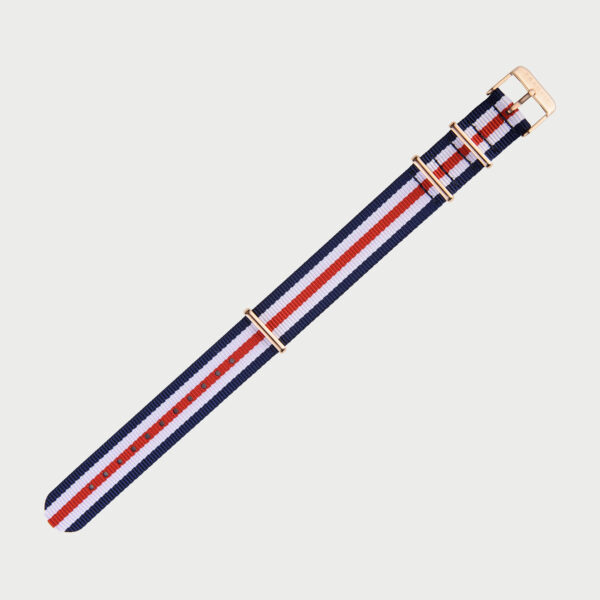 blue red white nato iconic strap