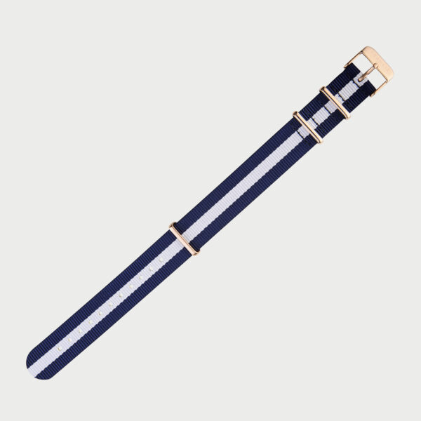blue white nato iconic strap