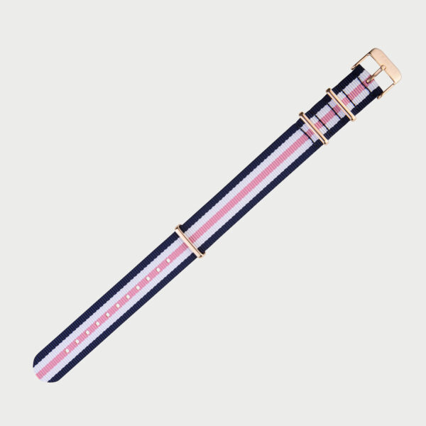 blue white pink nato iconic strap