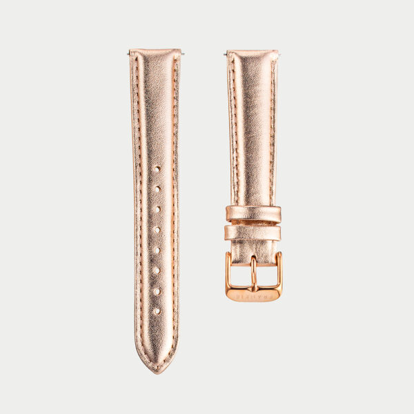 metallic rose gold iconic strap