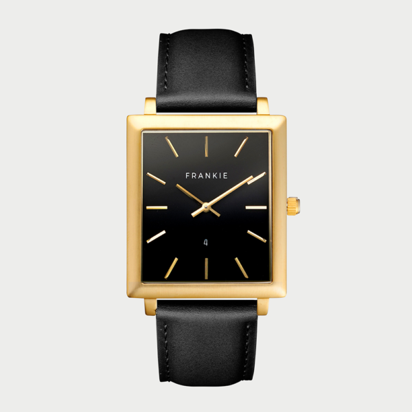 Brushed Gold / Black Square Collection