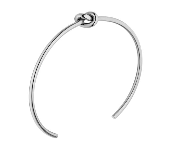 silver knot bracelet