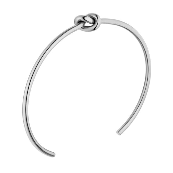 silver knot bracelet