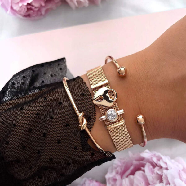 Rose Gold Mesh Bracelet